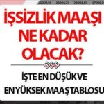 2025’TE İŞSİZLİK MAAŞI NE KADAR OLACAK? (Hesaplama tablosu) || İşsizlik maaşı yüzde kaç artacak? Asgari ücret artışıyla işsizlik maaşı 2025’te yeni hesaplama!