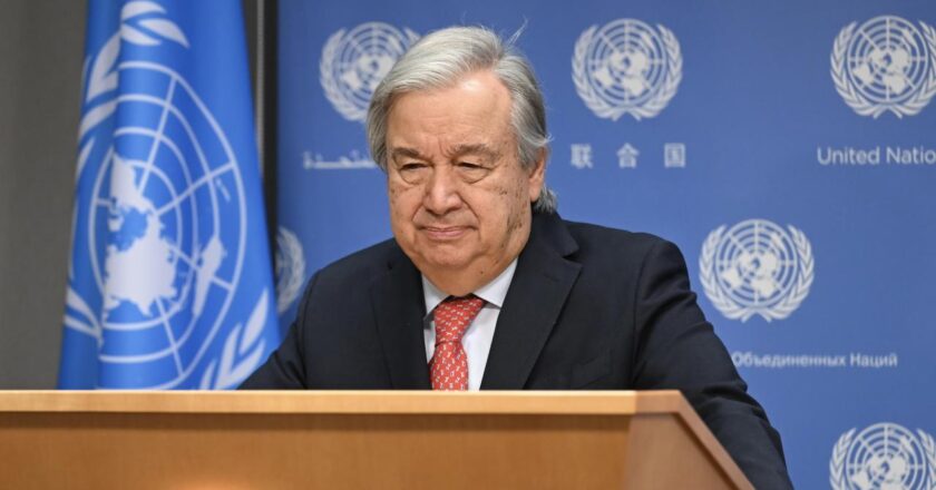 Guterres, Ankara’nın açıklamasından dolayı Cumhurbaşkanı Erdoğan’a teşekkür etti