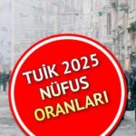 TÜİK NÜFUS ORANLARI VERİLERİ 2025 || Türkiye'nin erkek ve kadın nüfusu nedir? Türkiye'nin nüfusu yüzde kaç arttı?